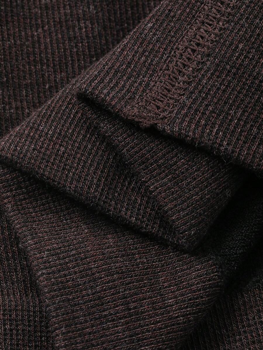 Women's Fleece Lined Tights - Brown - photo 3