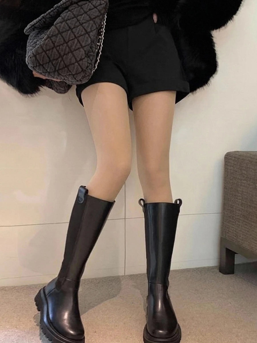 Women's Fleece Lined Tights - Beige - photo 2