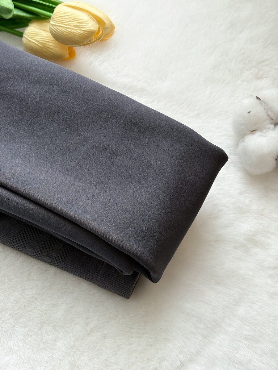 Women's Fleece Lined Tights - Gray 2 - photo 7