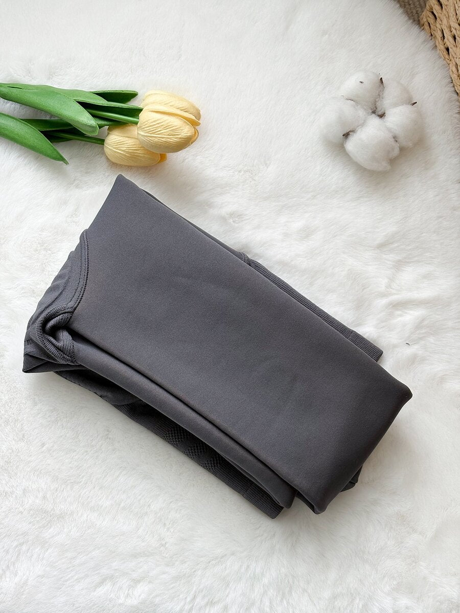 Women's Fleece Lined Tights - Gray 2 - photo 6