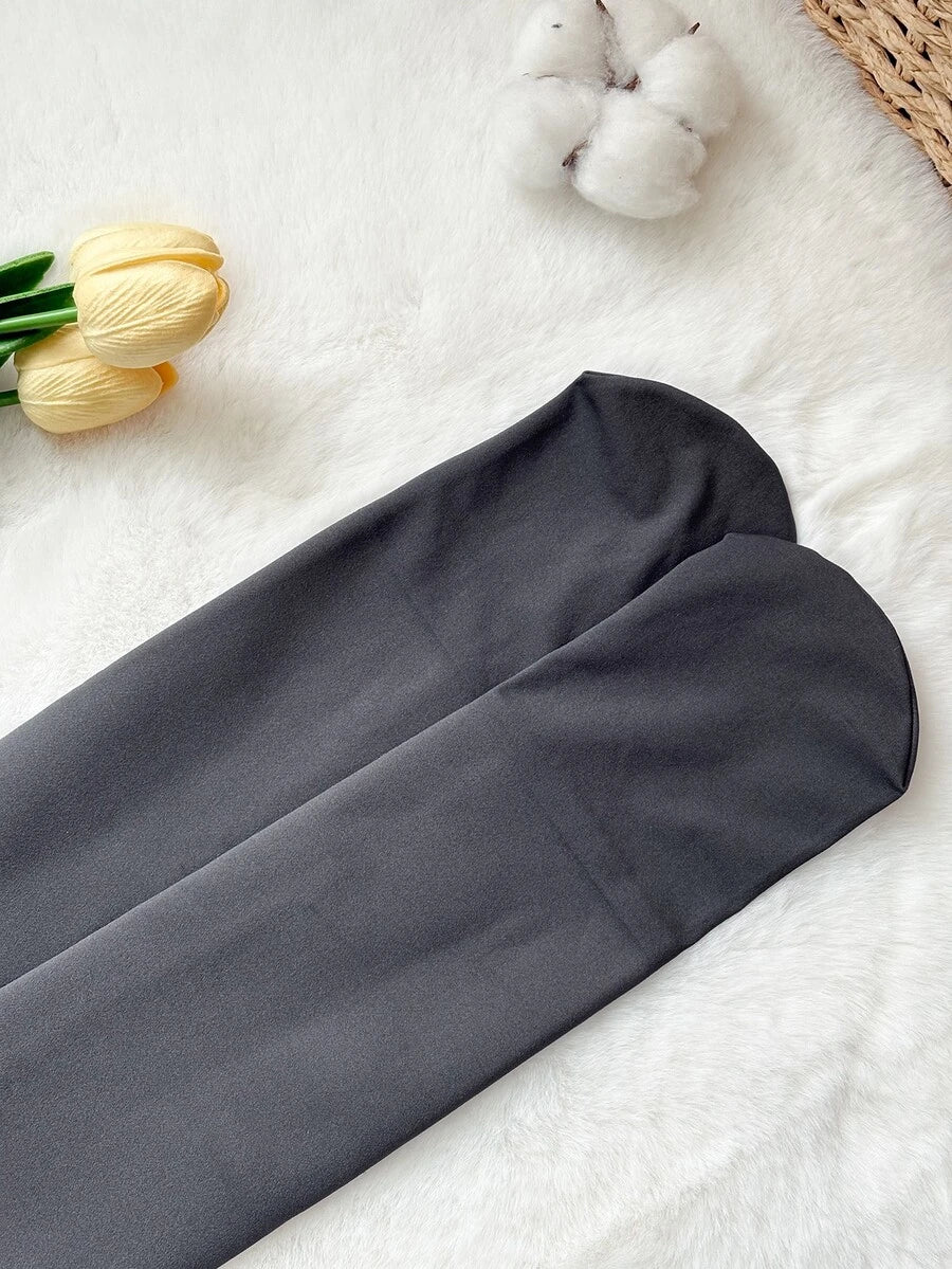Women's Fleece Lined Tights - Gray 2 - photo 5